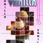 بنر لایه باز شیرینی سرا VANILLA