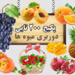 مجموعه 200 تایی تصاویر دوربری میوه ها(گالری 3)