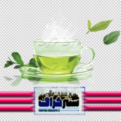 عکس دوربری استکان چای سبز